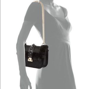 Valentino Garavani Small Fur Rockstad Bag